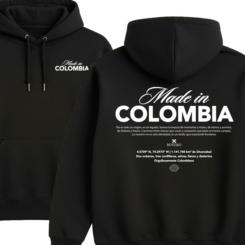 Buzo Made in Colombia | Hoodie Algodón perchado premium con capota - Rustiko