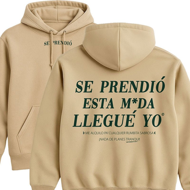 🔥 Buzo Se prendió llegué yo | Hoodie Algodón perchado premium con capota - Rustiko