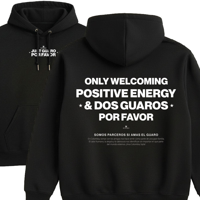 Buzo Unisex Capota “BUENAS VIBRAS” | Algodón perchado - Rustiko