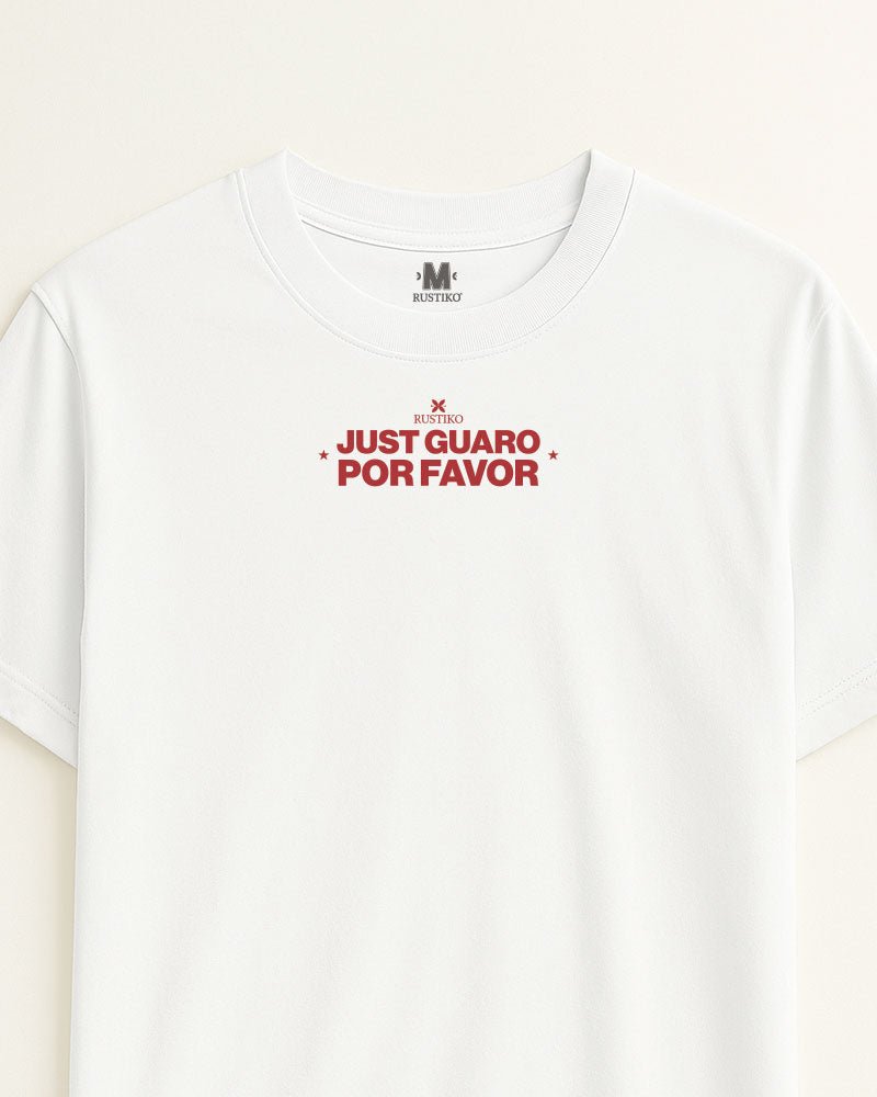 Camiseta blanca Unisex "Solo Buenas Vibras" Algodón Peinado Premium - Rustiko