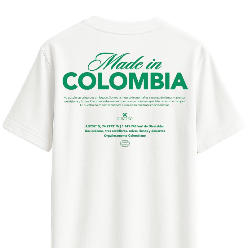 Camiseta Unisex Made in Colombia Algodón Perchado Premium - Rustiko