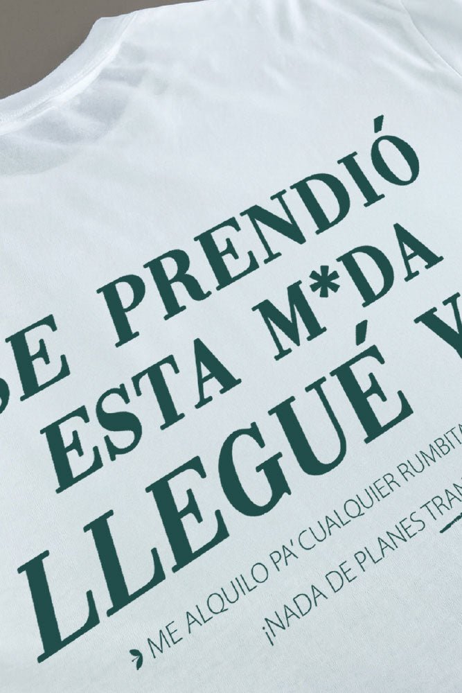 CAMISETA UNISEX 'SE PRENDIÓ ESTA M*DA' - ALGODÓN PEINADO PREMIUM - Rustiko