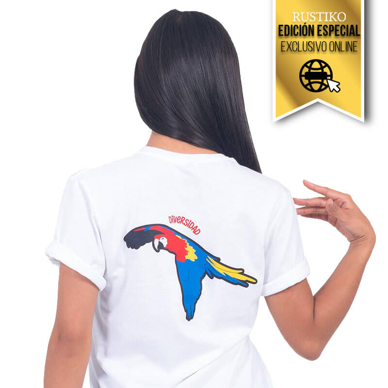Diversidad Colombiana | Camiseta Blanca - Rustiko