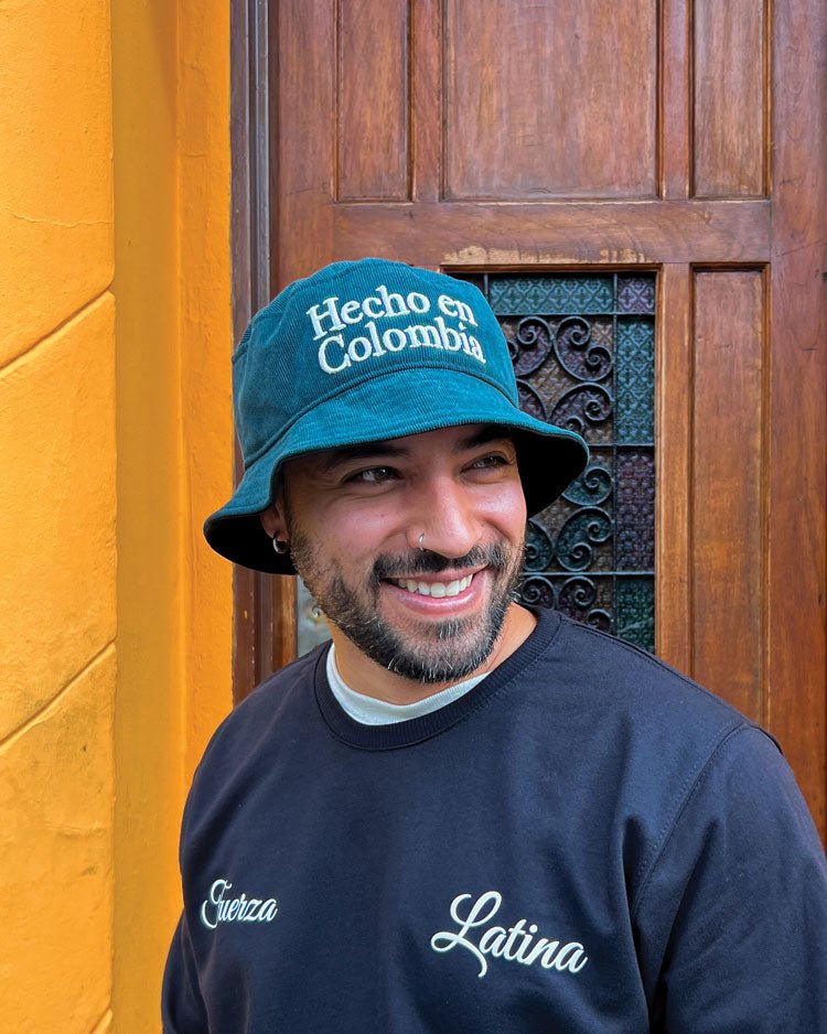 Hecho en colombia | Bucket Hat corduroy verde - Rustiko