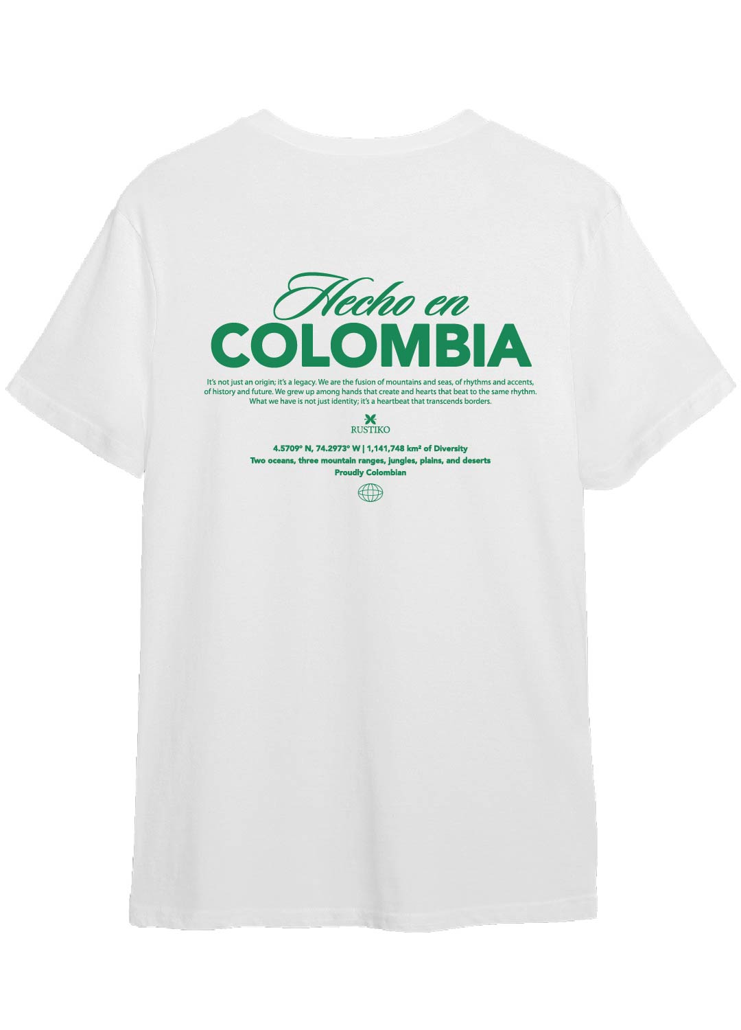 Made in Colombia | Camiseta Unisex - Rustiko