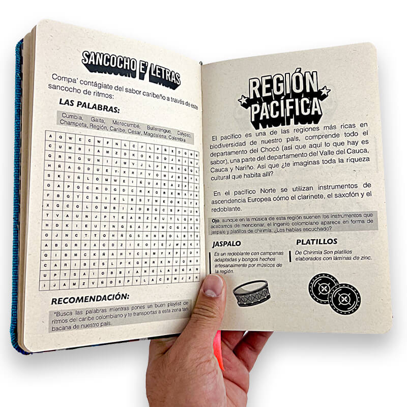 Música Colombiana Libreta artesanal - Rustiko