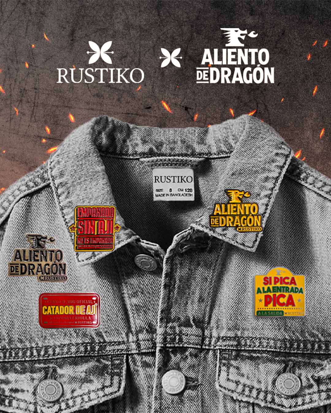 Pin aliento de dragón - Empanada sin ají | Rustiko - Rustiko