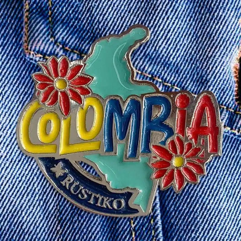 Pin Mapa de Colombia - Rustiko