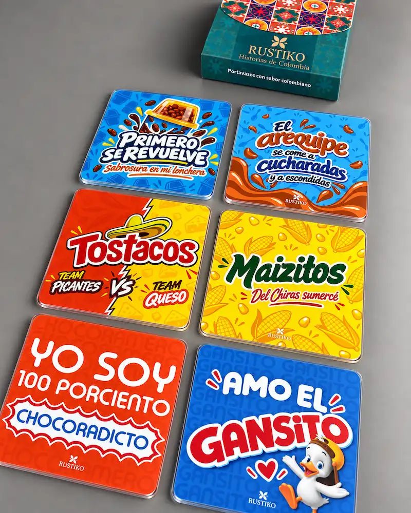 Portavasos Lonchera Colombiana - Rustiko