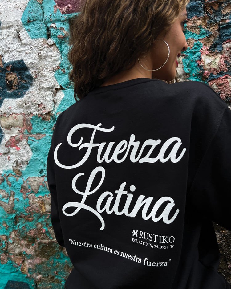 Pullover Fuerza latina | Unisex 360 gr 90% algodón - Rustiko