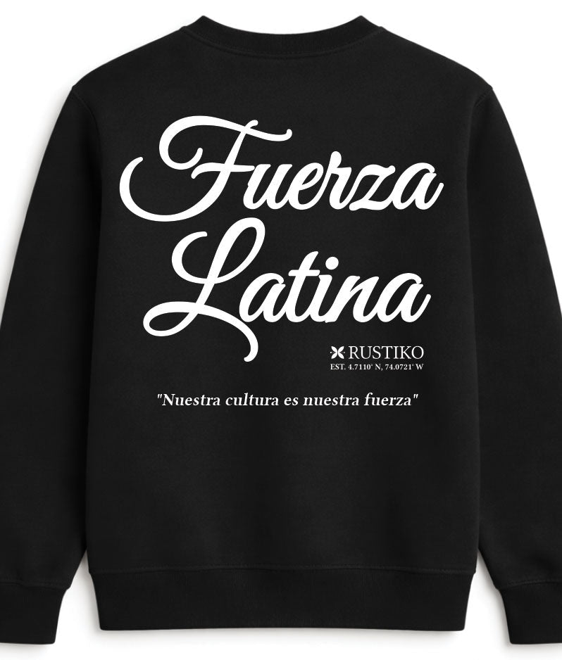 Pullover Fuerza latina | Unisex 360 gr 90% algodón - Rustiko