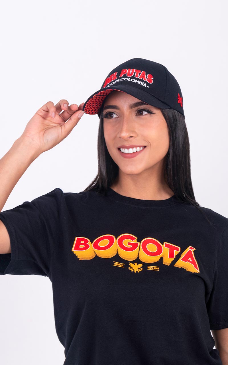 Camiseta Bogotá Color Negra - Rustiko