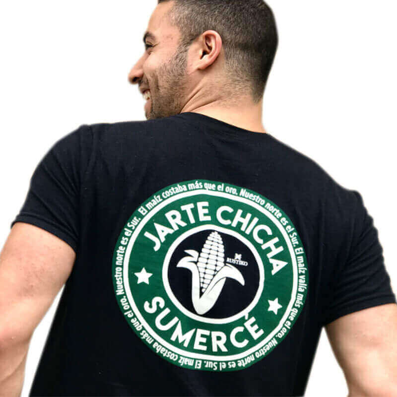 Camiseta jarte chicha Negra - Rustiko