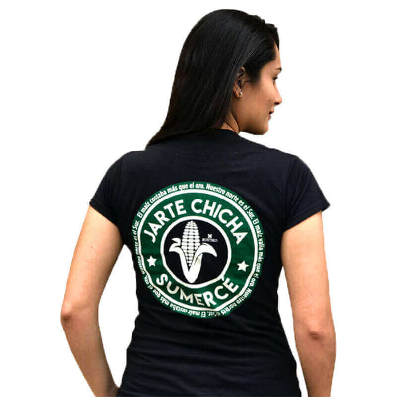 Camiseta jarte chicha Negra - Rustiko