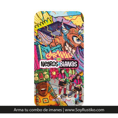 CARNAVAL BLANCOS Y NEGROS l IMAN - Rustiko