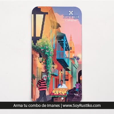 CARTAGENA ILUSTRACIÓN | IMAN - Rustiko