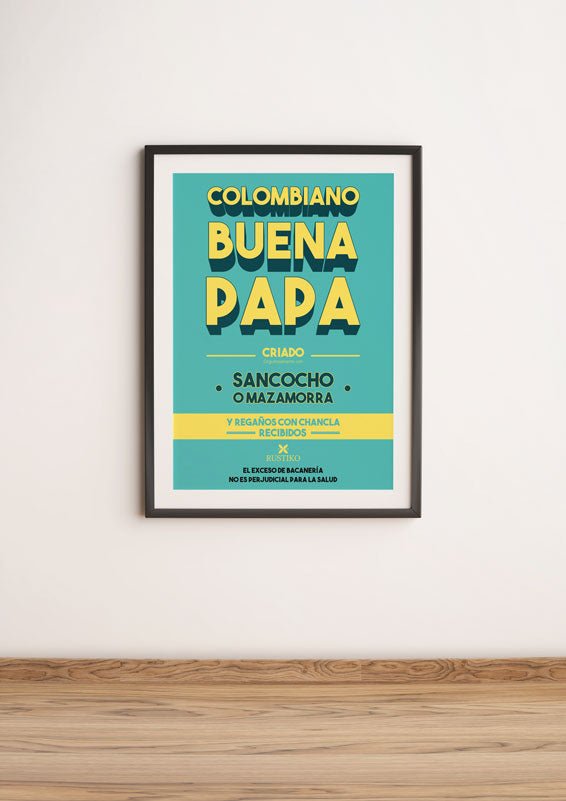 Cuadro Buena papa - Rustiko Decoración - Rustiko