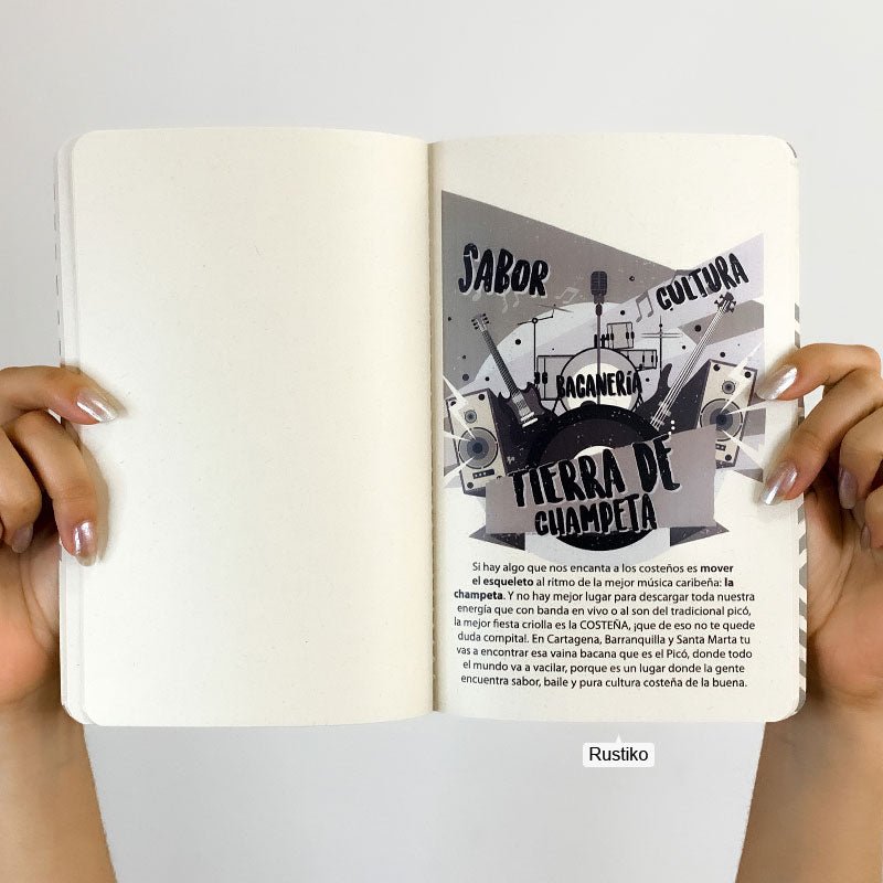 Dichos costeños | Cuaderno artesanal - Grande - Rustiko