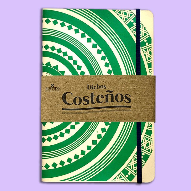 Dichos costeños | Cuaderno artesanal - Grande - Rustiko