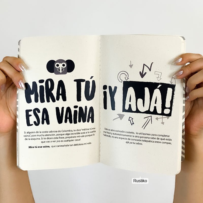 Dichos costeños | Cuaderno artesanal - Grande - Rustiko