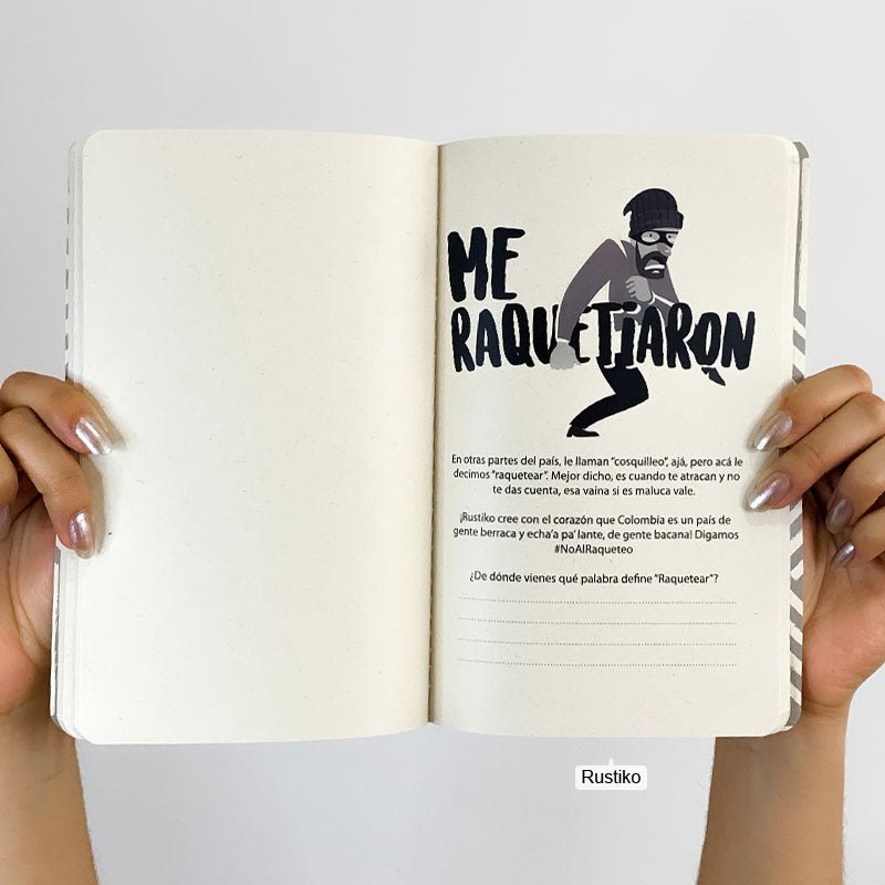 Dichos costeños | Cuaderno artesanal - Grande - Rustiko
