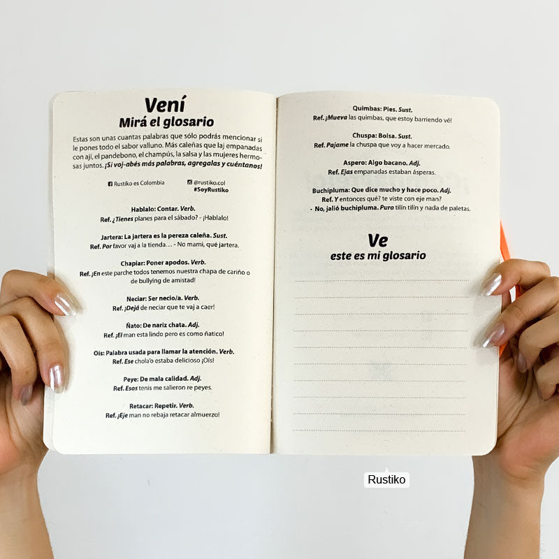 Dichos Vallunos | Cuaderno artesanal - Grande - Rustiko