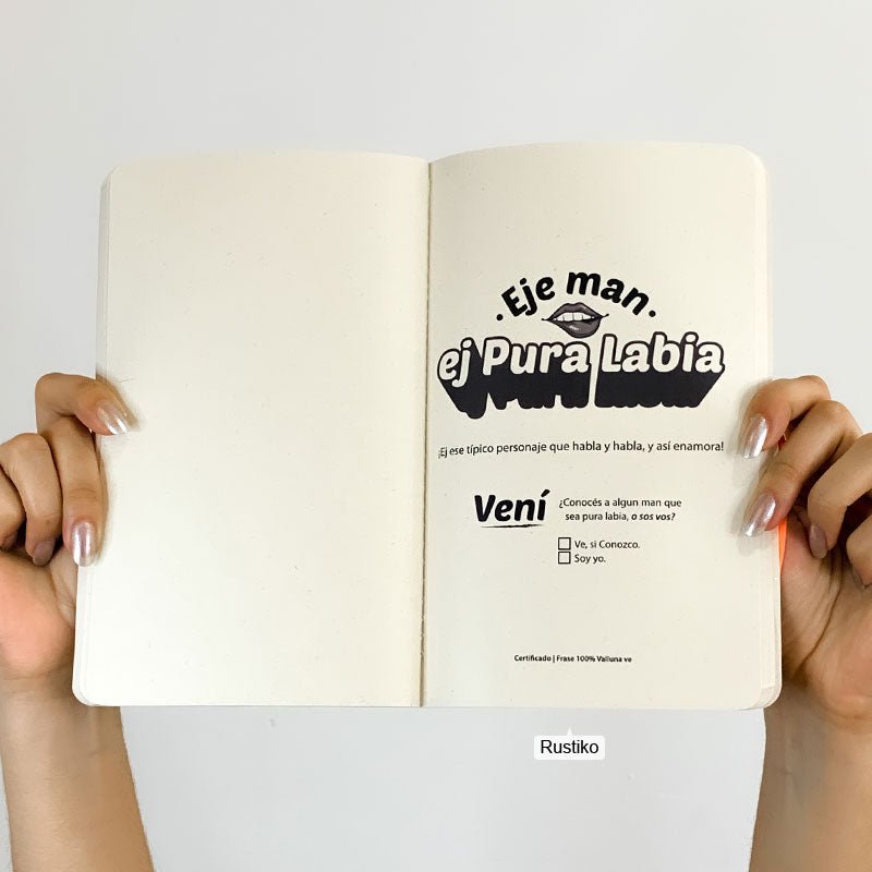 Dichos Vallunos | Cuaderno artesanal - Grande - Rustiko