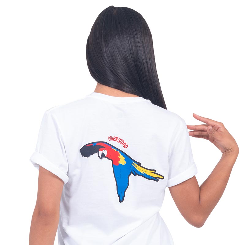 Diversidad Colombiana | Camiseta Blanca - Rustiko