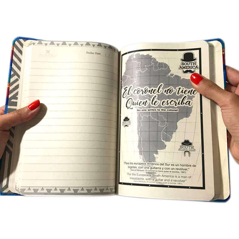 Gabriel García Márquez -Libreta Tejida - Rustiko