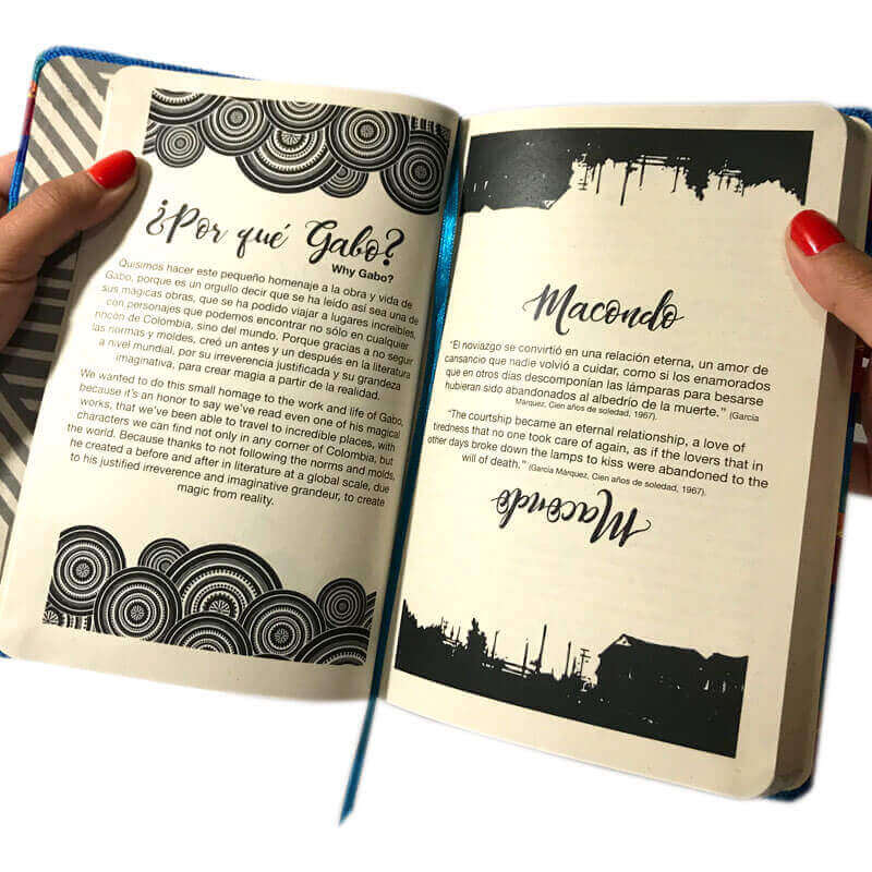 Gabriel García Márquez -Libreta Tejida - Rustiko