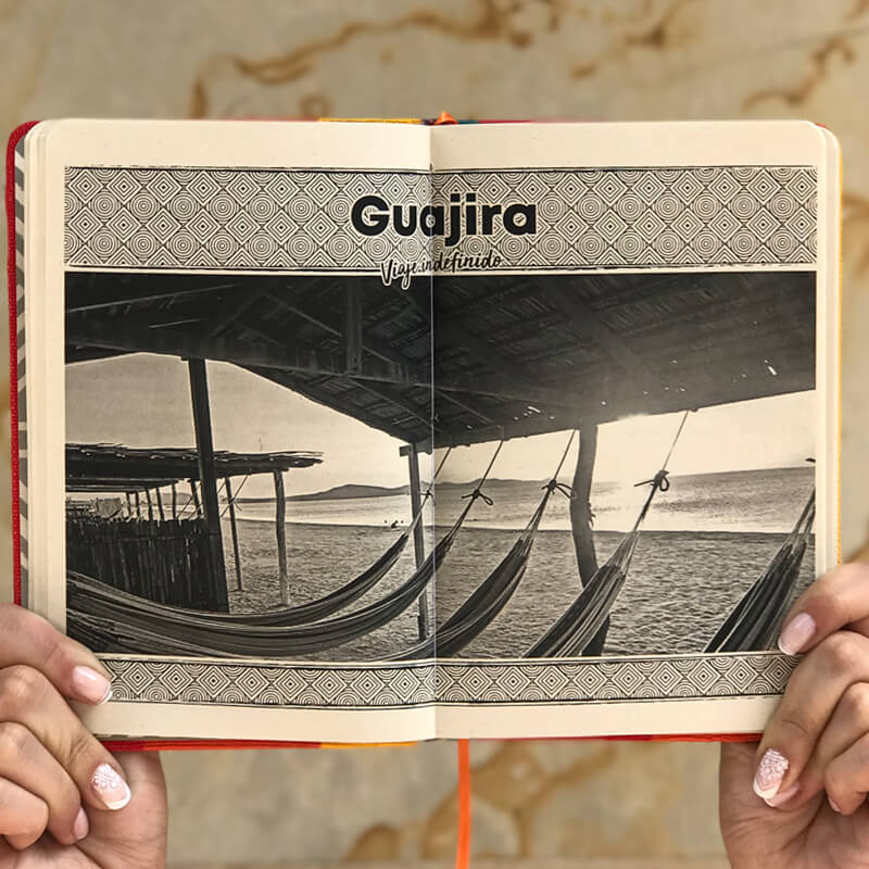 Libreta Colombia exótica - Grande - Rustiko