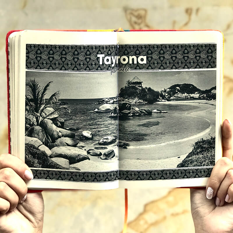 Libreta Colombia exótica - Grande - Rustiko