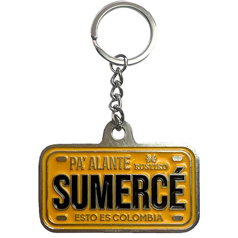 Llavero Sumercé - Placa tipo auto - Rustiko
