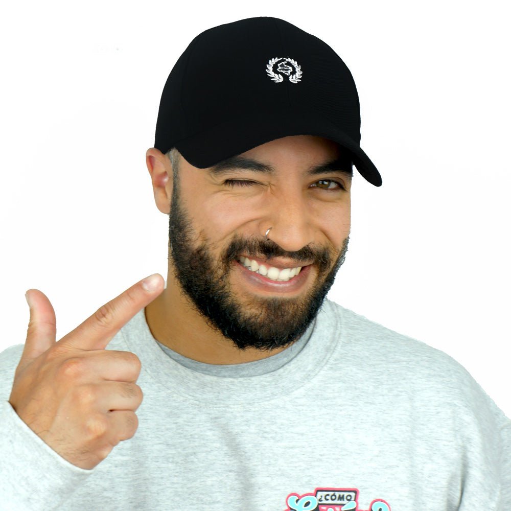 Orgullo Colombiano | Gorra negra visera redonda - Rustiko