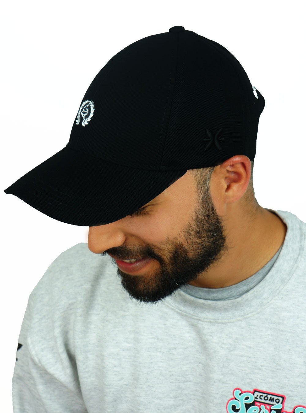 Orgullo Colombiano | Gorra negra visera redonda - Rustiko