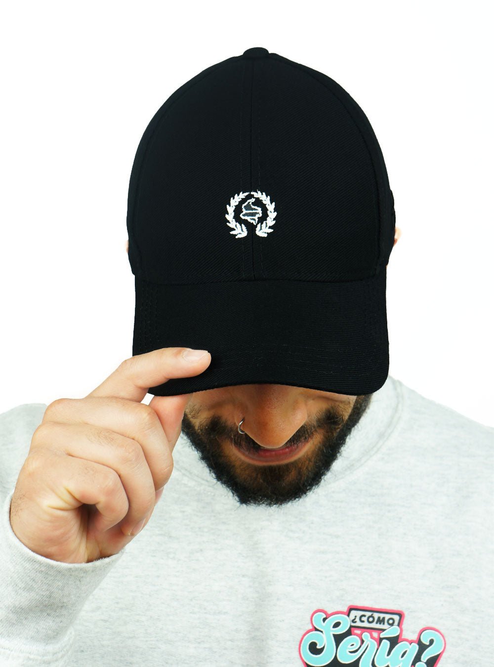 Orgullo Colombiano | Gorra negra visera redonda - Rustiko