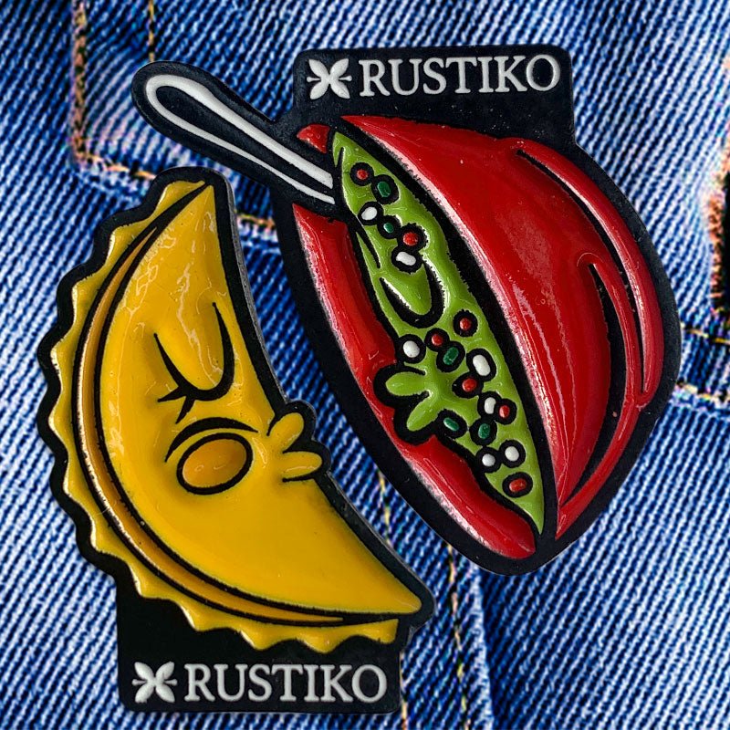 🔥 Pin Ají ilustrado - Rustiko