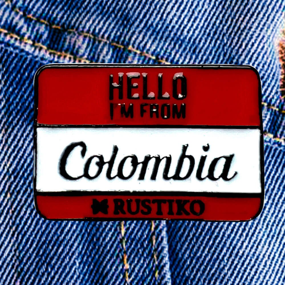 Pin I'm from Colombia | Rustiko - Rustiko