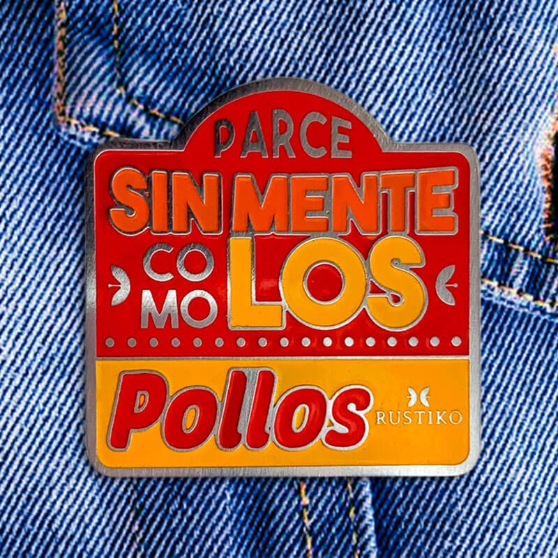 Pin Sin mente | Decisiones Colombianas - Rustiko