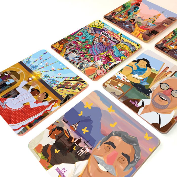 Portavasos Homenaje colombiano - Rustiko