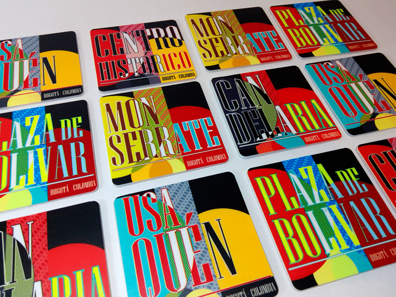 Portavasos Lugares de Bogotá - Rustiko