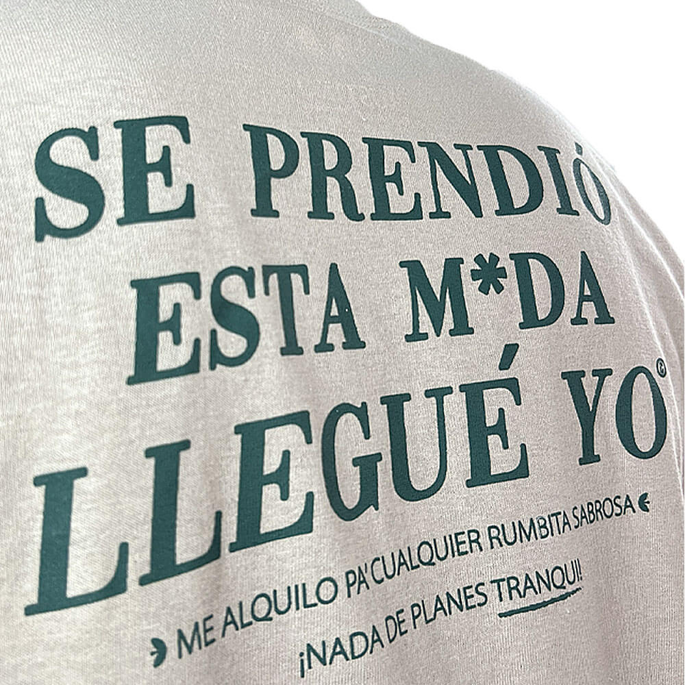 😏 Se prendió esta M*da | Camiseta beige unisex - Rustiko