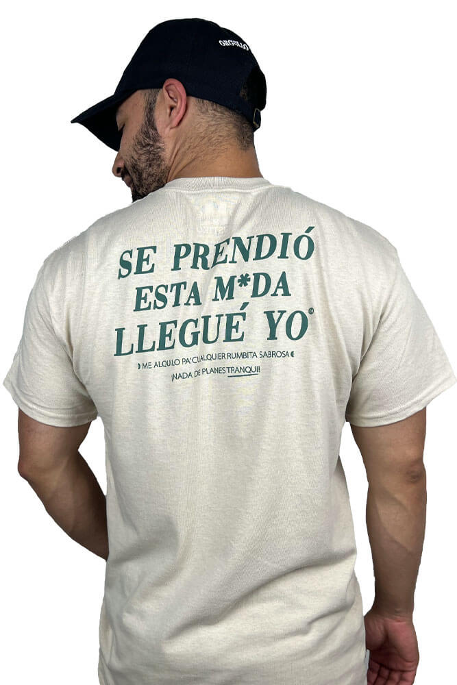 😏 Se prendió esta M*da | Camiseta beige unisex - Rustiko