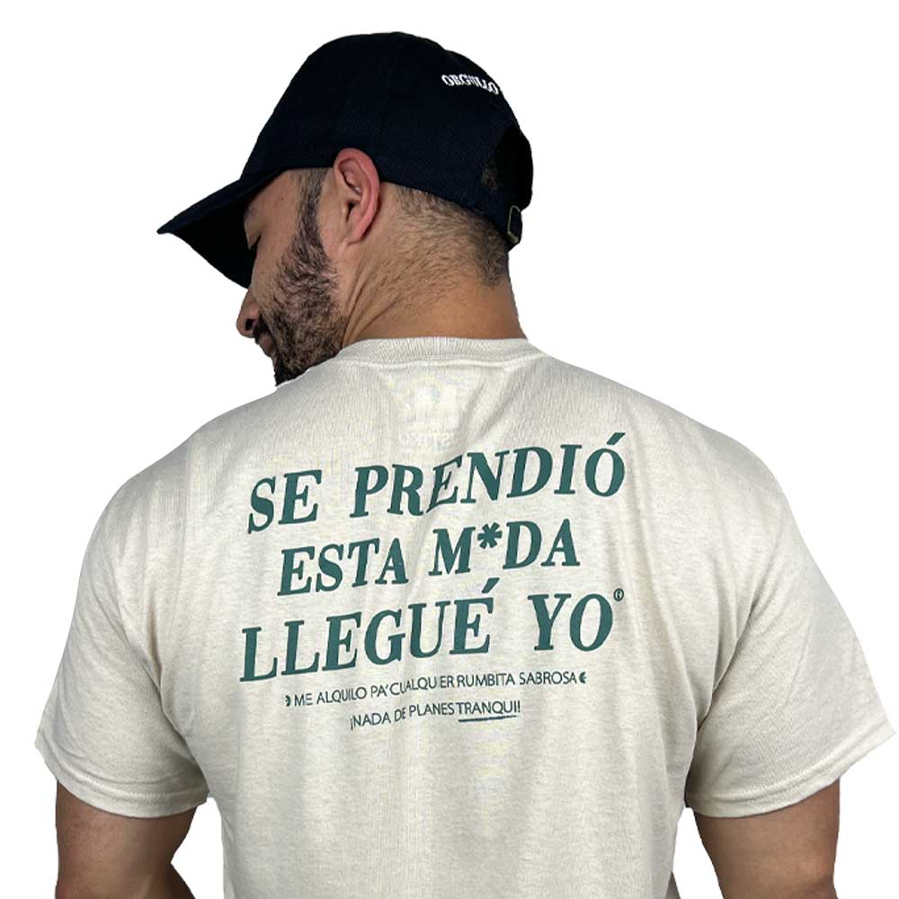 😏 Se prendió esta M*da | Camiseta beige unisex - Rustiko