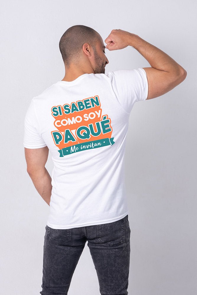 Si saben como soy | Camiseta blanca - Rustiko