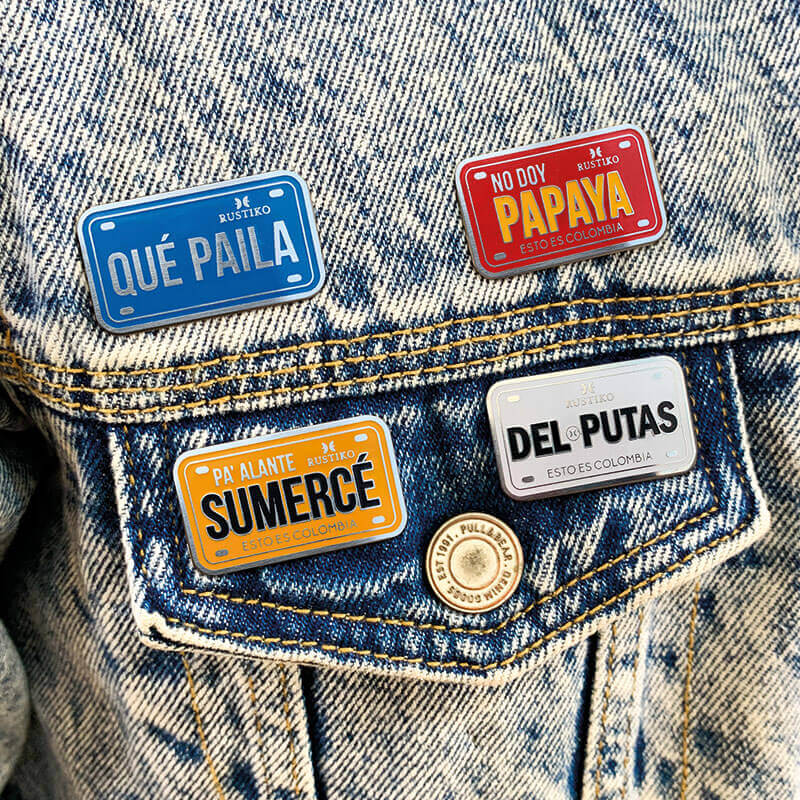 Sumercé | Pines placas - Rustiko