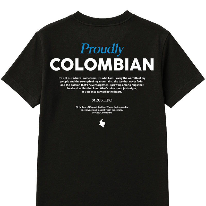 Orgullosamente colombiano | Camiseta Unisex Algodón Peinado Premium