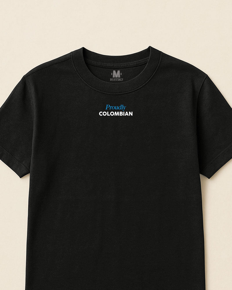 Orgullosamente colombiano | Camiseta Unisex Algodón Peinado Premium