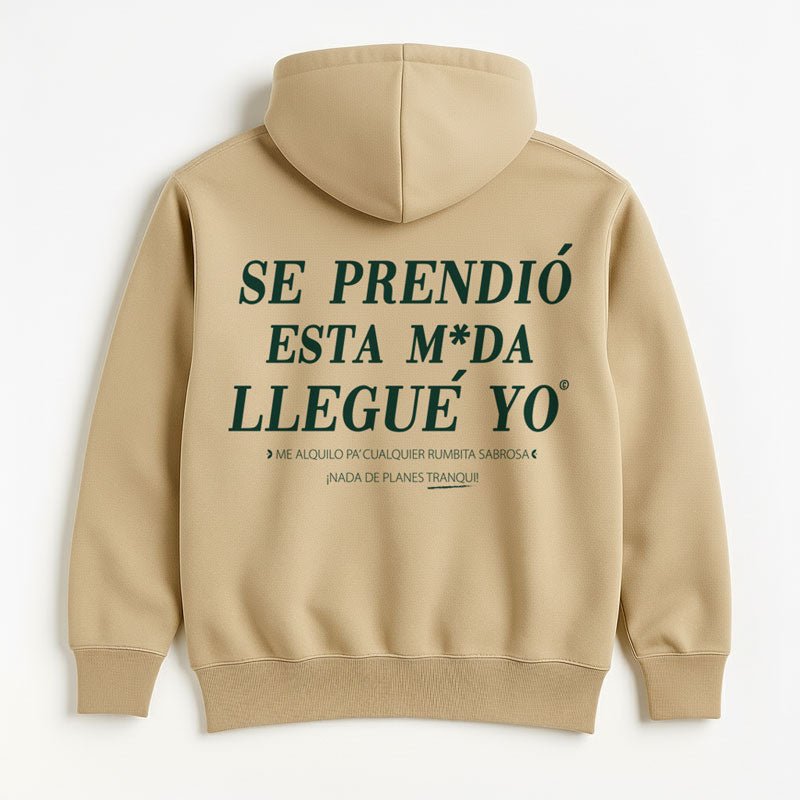 🔥 Buzo Se prendió llegué yo | Hoodie Algodón perchado premium con capota - Rustiko