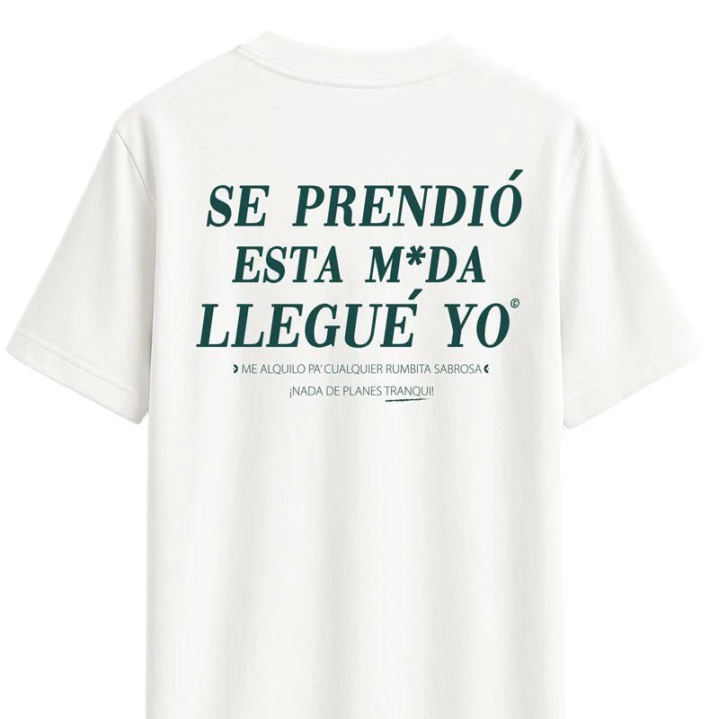 CAMISETA UNISEX 'SE PRENDIÓ ESTA M*DA' - ALGODÓN PEINADO PREMIUM - Rustiko